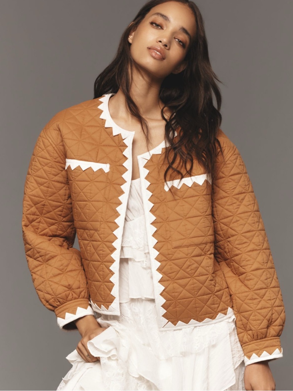 Anthropologie Quilted Jacket
